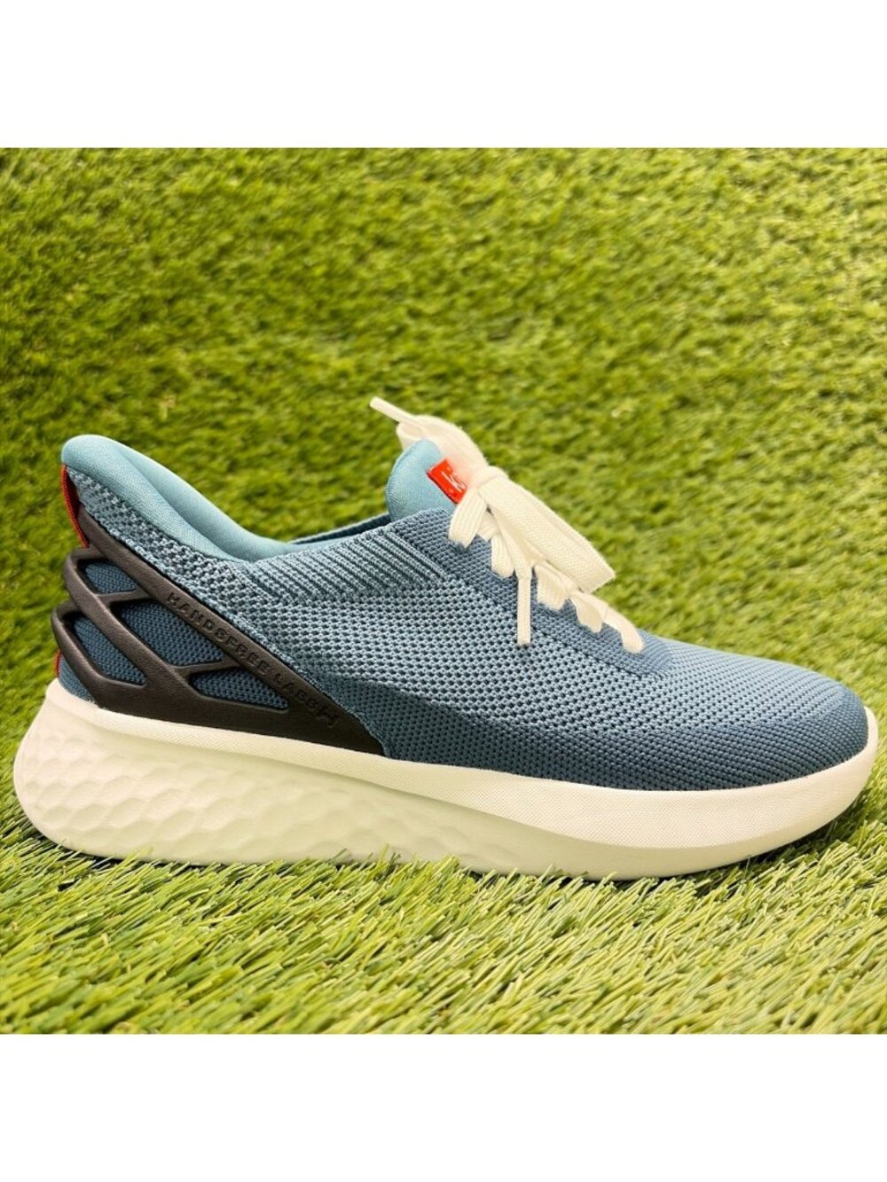 Kizik Athens Womens Size 5.5D Blue Black Athletic Hands Free Shoes Sneakers
